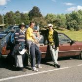 Iain, Ed and thingy plus The Car!