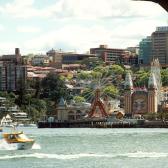 Funfair under the bridge