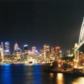 Sydney Harbour Bridge at night