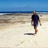 Ed on beach