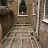 The completed outer frame
