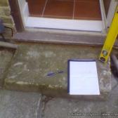 Ugly concrete step