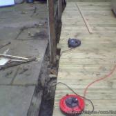 Trimming the decking