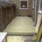 The deck is finished