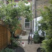Looking towards the decking