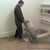 Sand the floor