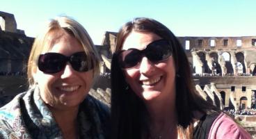Sarah and Kat visit Rome